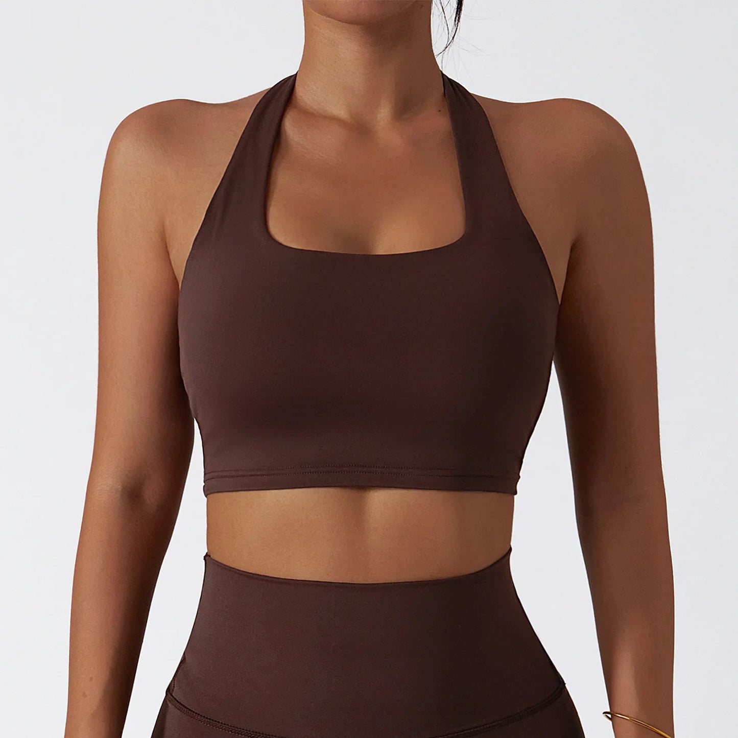 Women's Breathable Sport Bra Running Shockproof Push Up Pilates Yoga Clothes Casual Outdoor Gym Workout Crop Top