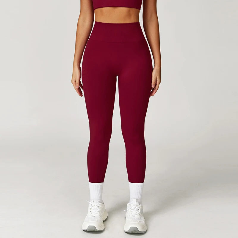 Women's Pants High Waist Hip Lift Push Up Yoga Leggings Belly Control Hip Shaping Running Workout Tight Yoga Pants