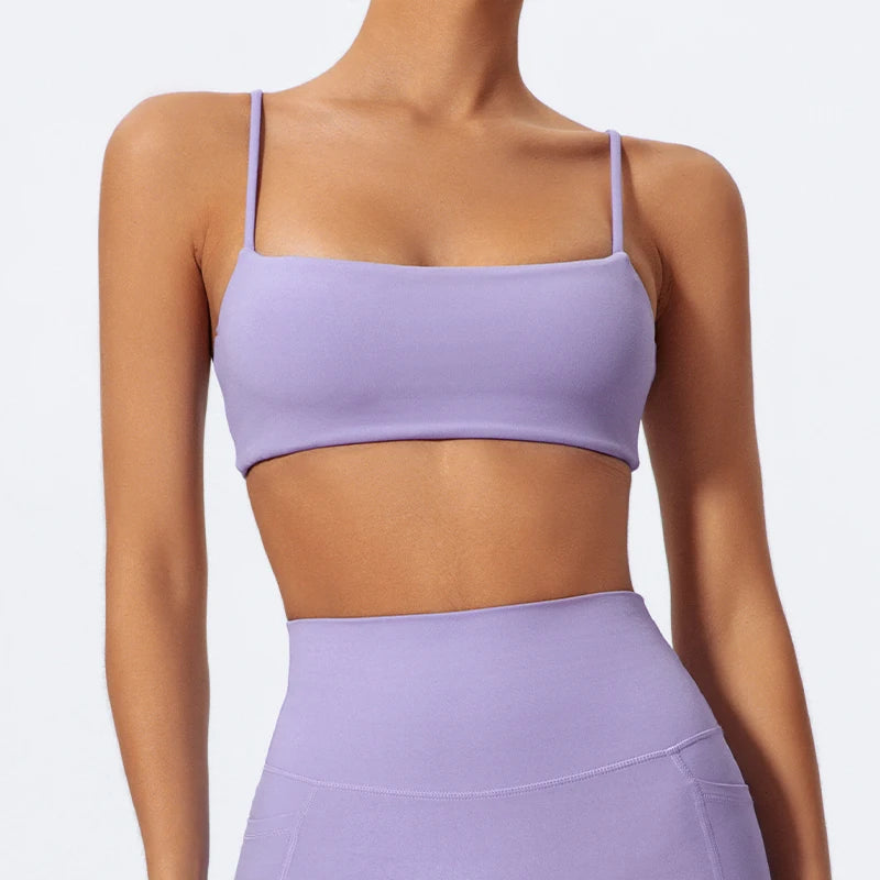 High Stretch Sports Bra Gym Underwear Women Running Breathable Yoga Clothes Quick-Drying Casual Fitness Top Female