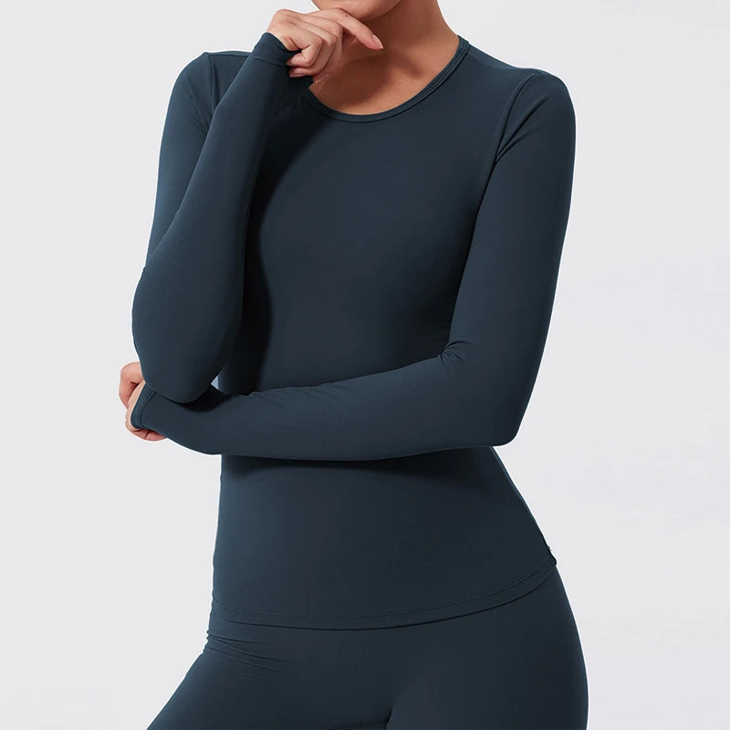 Fabrics Casual Tight Sports Jackets Women Zipper