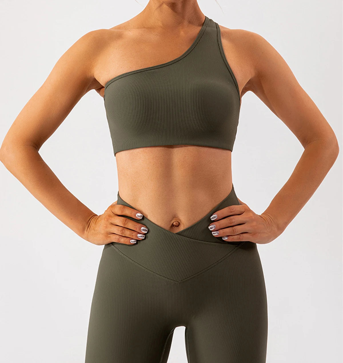 One-Shoulder Gym Top for Women