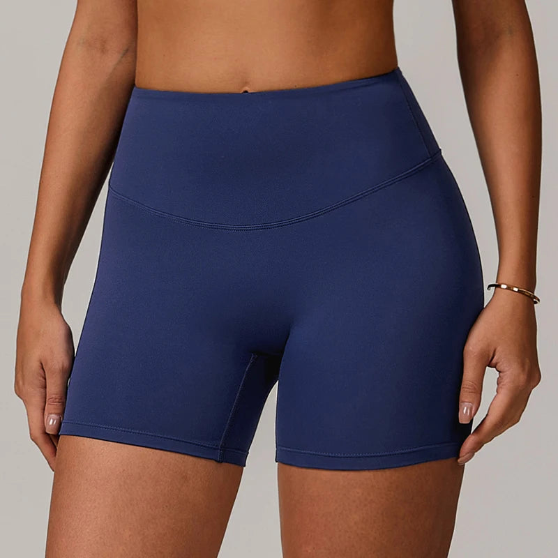 Women's Sports Shorts High-Waisted Butt-Lifting Yoga Shorts Slimming Tights For Fitness Workout Gym Leggings Women