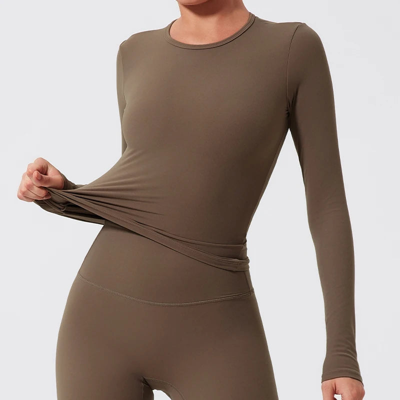 Fabrics Casual Tight Sports Jackets Women Zipper