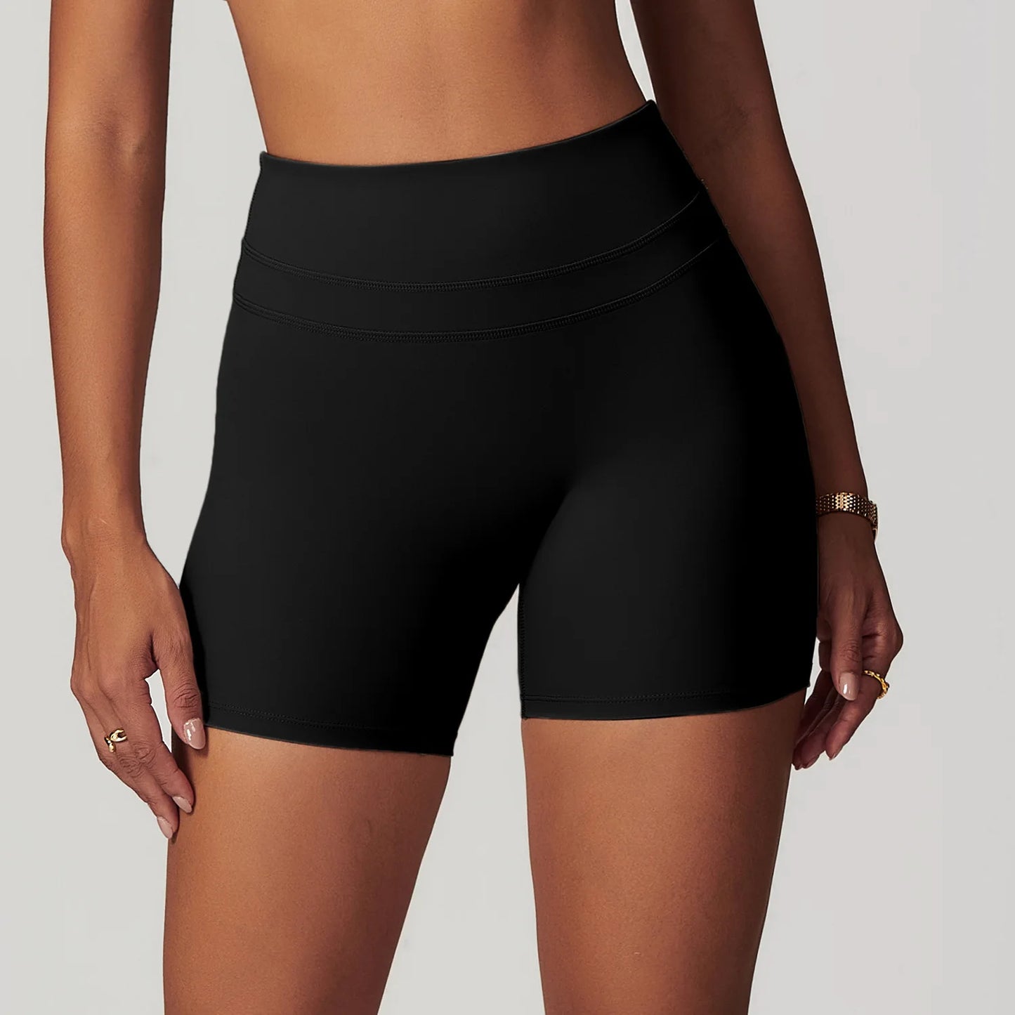 Quick-Dry Soften Gym Shorts Running Casual Cycling Shorts Push Up Workout Leggings Women High Waist Yoga Shorts Women