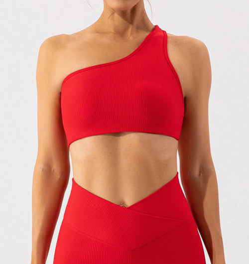 One-Shoulder Gym Top for Women