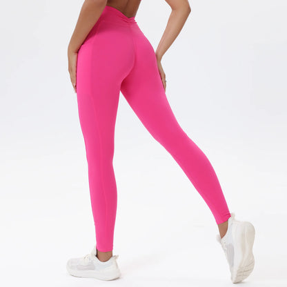 Yoga Pants Gym Leggings Sport Women Leggings With Pockets Women Fitness High Waist Female Legging Tummy Control Running Training