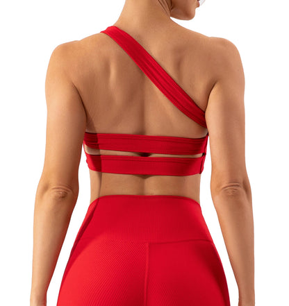 One-Shoulder Gym Top for Women