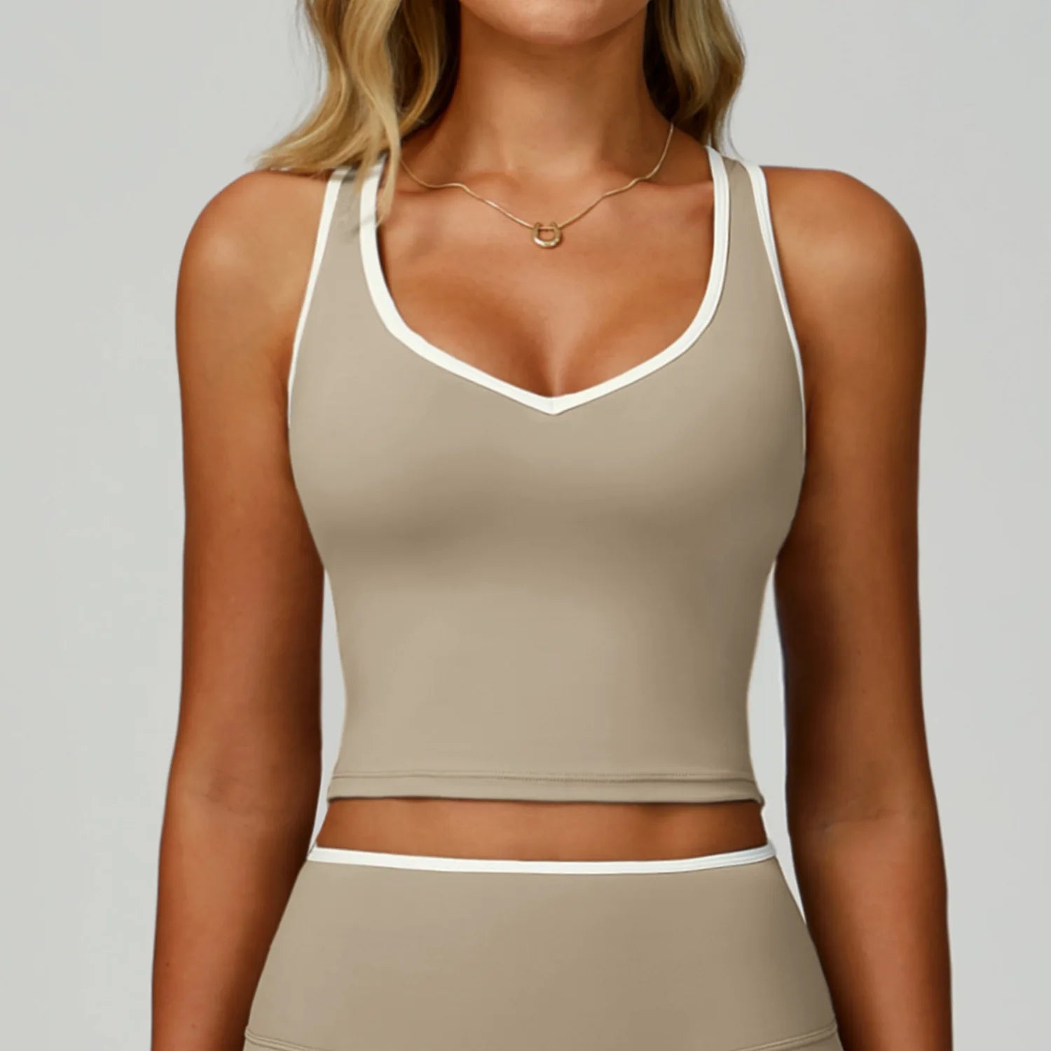 Hearuisavy Women's Backless Tank Top Breathable Shockproof Sports Vest Gym Workout Clothes Running Fitness Pilates Yoga Camisole