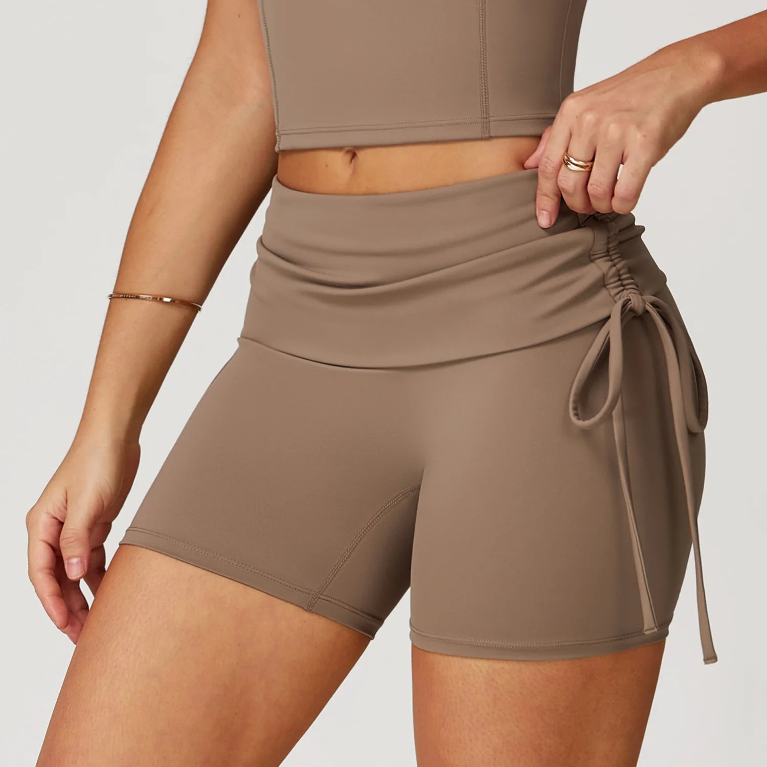 Yoga Shorts High Waist Yoga Shorts Gym Hip Lift Pants Pocket Breathable Running Cycling Sports Shorts Women Gym Workout Women