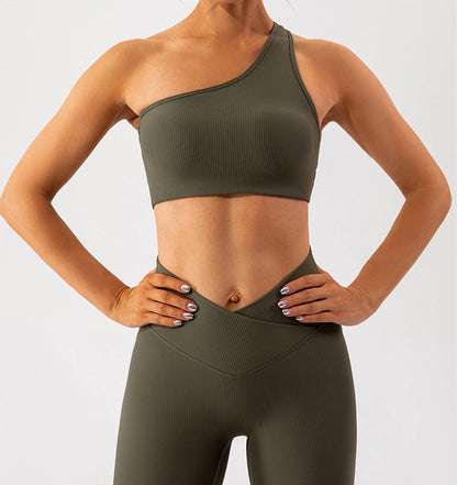 One-Shoulder Gym Top for Women