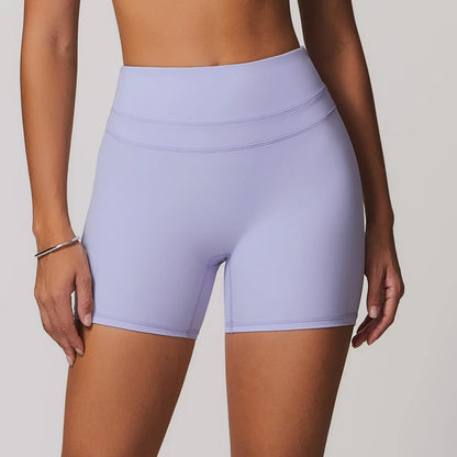 Quick-Dry Soften Gym Shorts Running Casual Cycling Shorts Push Up Workout Leggings Women High Waist Yoga Shorts Women