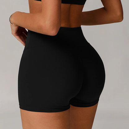 Women's Sports Shorts High-Waisted Butt-Lifting Yoga Shorts Slimming Tights For Fitness Workout Gym Leggings Women