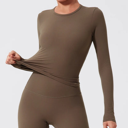 Fabrics Casual Tight Sports Jackets Women Zipper