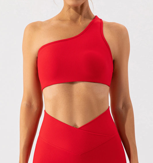 One-Shoulder Gym Top for Women